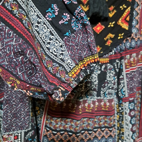 Chelsea Studio multicolor tunic/top boho style Size XL (22/24) - Picture 4 of 6